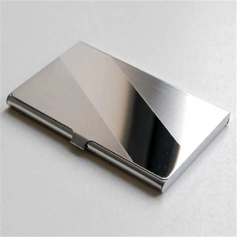 solid silver credit card holder.